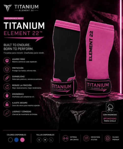 Image 82 Titanium Element 22™ Performance Grips | Chalk Edition